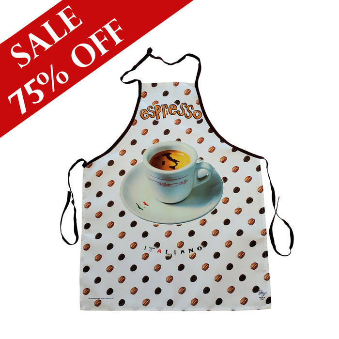 Espresso Italian Apron - SALE (75% OFF)