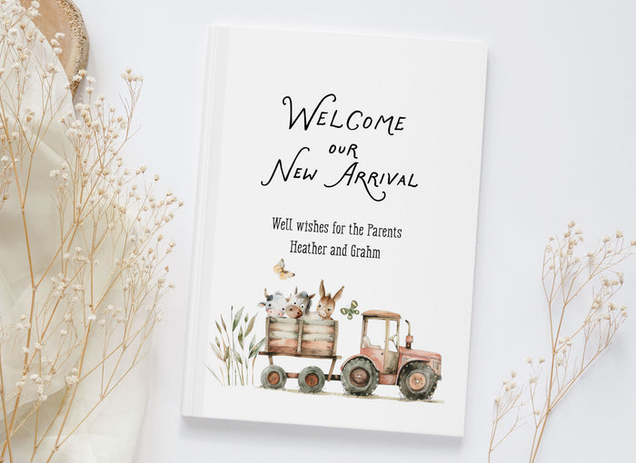 Farm Baby Shower Guest Book