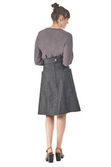 Atheno Skirt in Smoky Dot