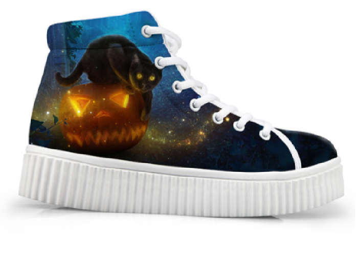 ForU  Halloween Themed  Custom Printed Shoes