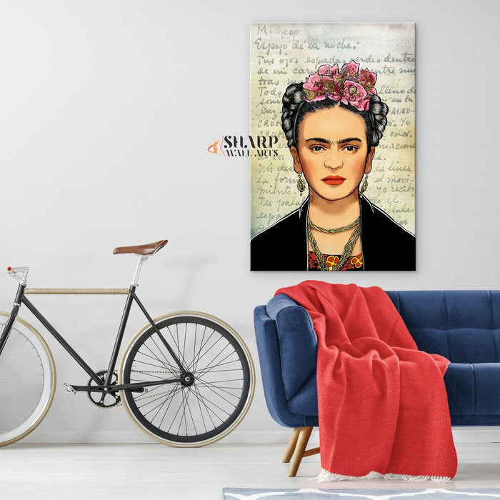 Frida Kahlo Wall Art Canvas Print - SharpWallArts