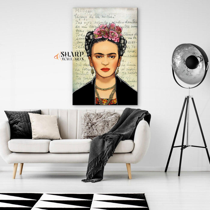 Frida Kahlo Wall Art Canvas Print - SharpWallArts