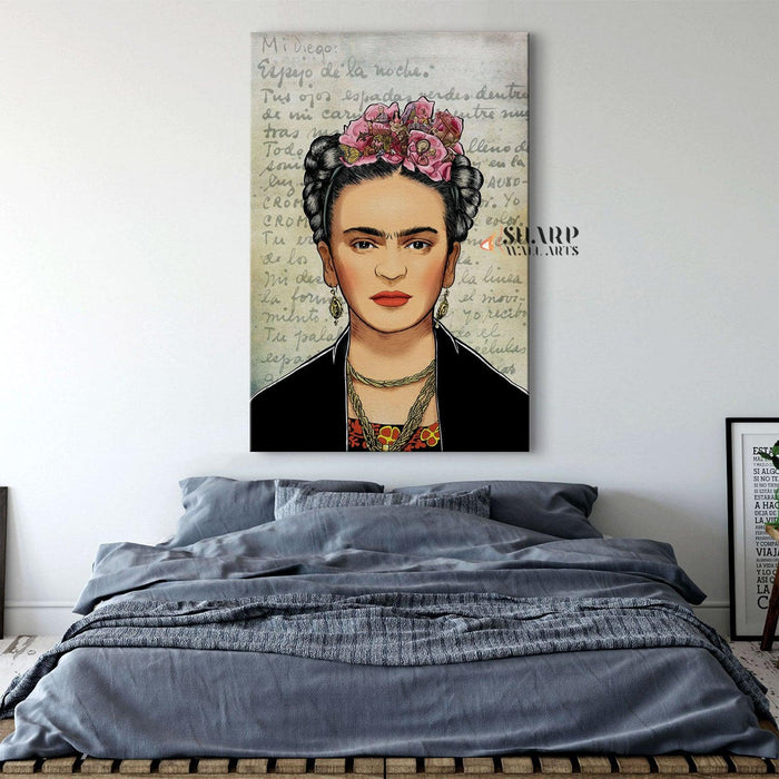 Frida Kahlo Wall Art Canvas Print - SharpWallArts