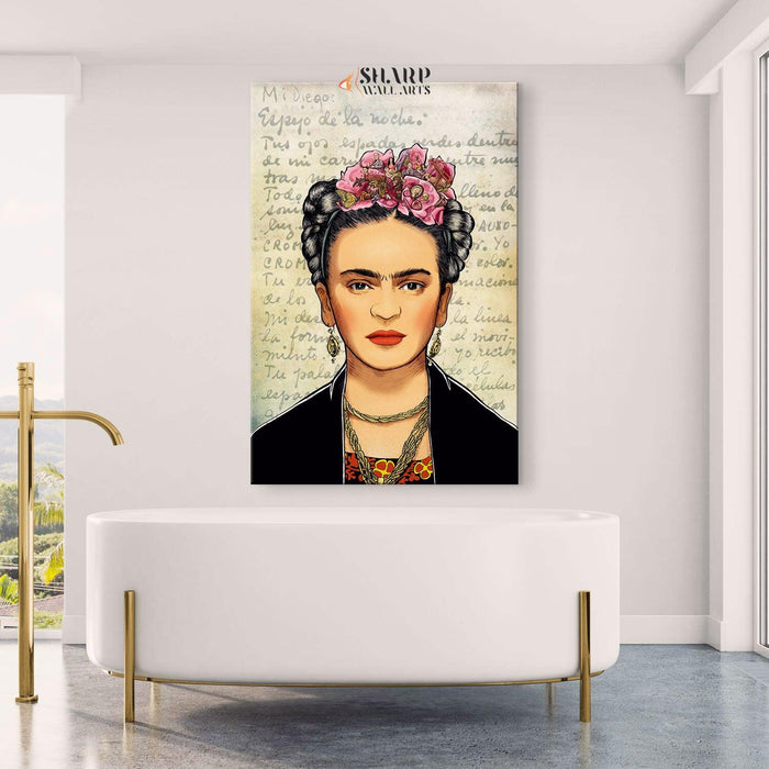 Frida Kahlo Wall Art Canvas Print - SharpWallArts