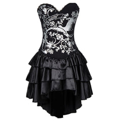 Gothic Burlesque Corset Dress