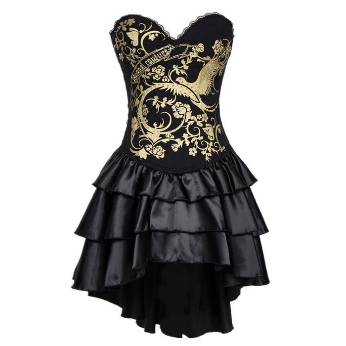Gothic Burlesque Corset Dress
