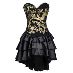 Gothic Burlesque Corset Dress