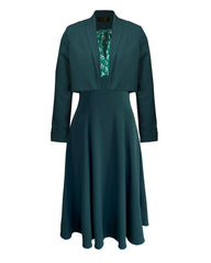 1940s Goodwood Grable Ensemble - Dia Deco Emerald