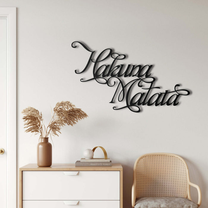 Hakuna Matata Metal Wall Art - Decor available at Dekadron for $94.90