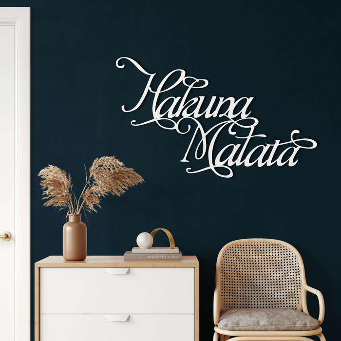 Hakuna Matata Metal Wall Art - Decor available at Dekadron for $84.90