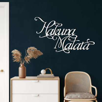 Hakuna Matata Metal Wall Art - Decor available at Dekadron for $84.90