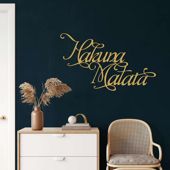 Hakuna Matata Metal Wall Art - Decor available at Dekadron for $84.90