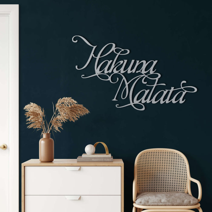 Hakuna Matata Metal Wall Art - Decor available at Dekadron for $84.90