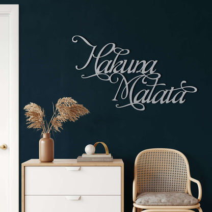 Hakuna Matata Metal Wall Art - Decor available at Dekadron for $84.90
