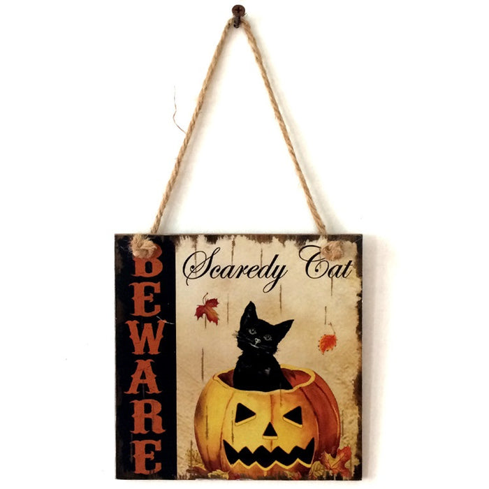 Halloween Decorative Door Signs