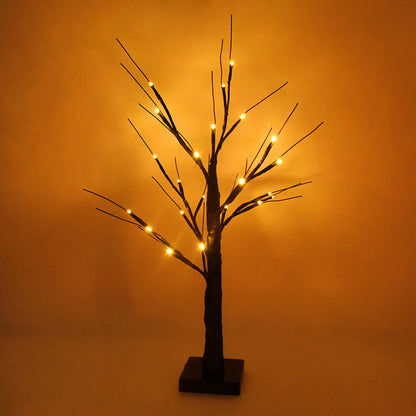 Halloween LED Light Birch Tree