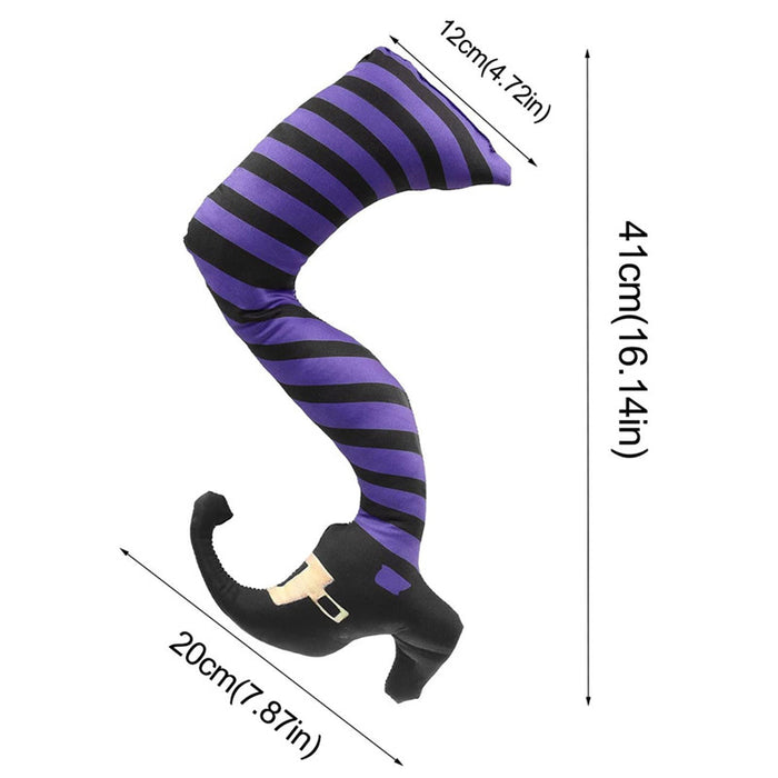 Halloween Witch Legs Prop