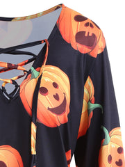 Happy Halloween Pumpkin Top