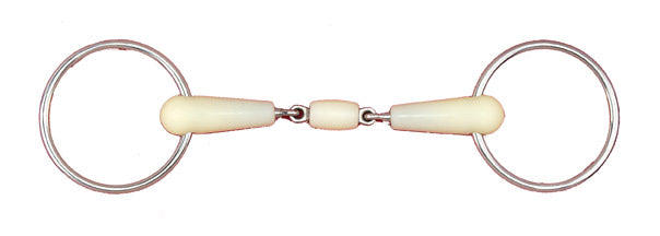 Happy Mouth Double Jointed Loose Ring w/ Roller Mouth Bit