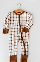 Homestead Plaid Romper