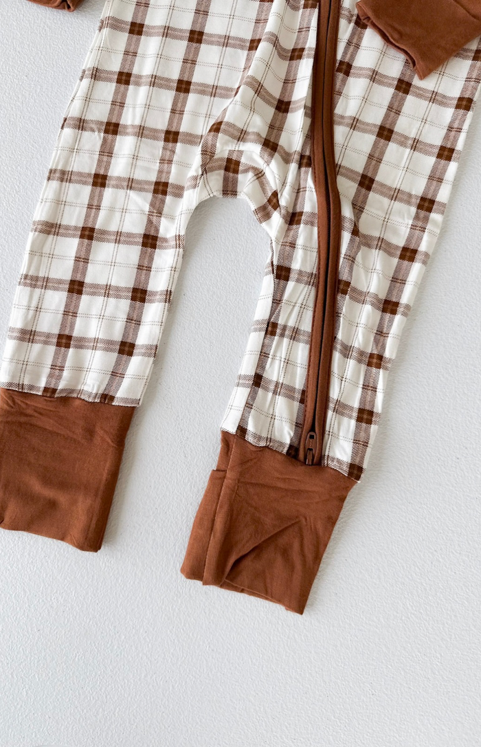 Homestead Plaid Romper