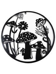 Iron Black Wall Art - Mushroom