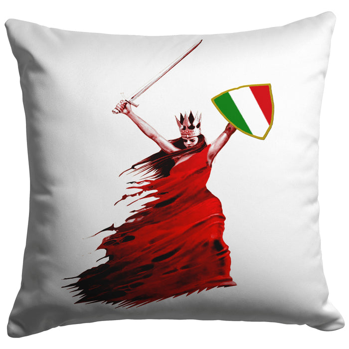 Italian Woman Warrior Decorative Throw Pillow Set (Pillow Cover and Insert)