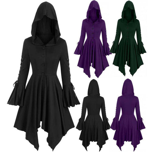 Lace Up Hooded Sweatshirt