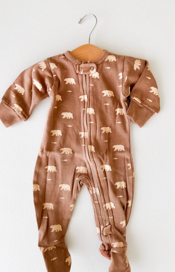 Latte Bear Footie