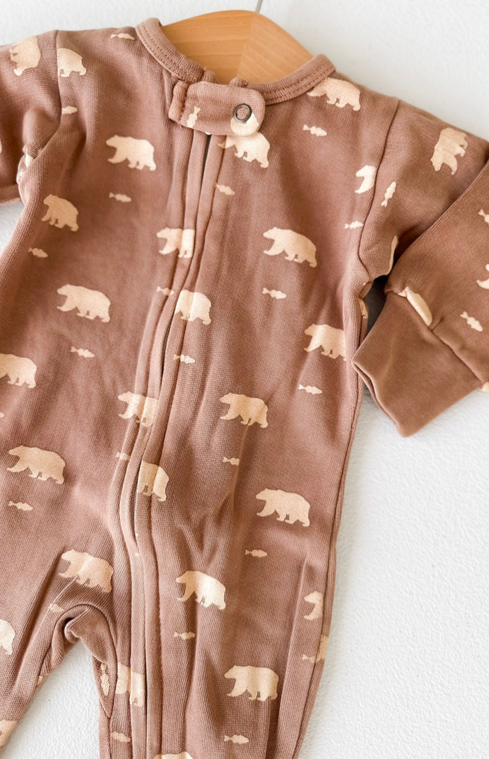 Latte Bear Footie