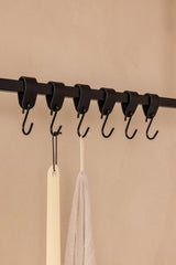 LEDER S-HAKEN (3er Set)