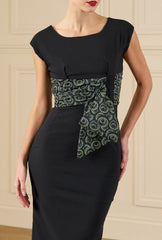 1960s Manhattan Cocktail Dress - Emerald Halo