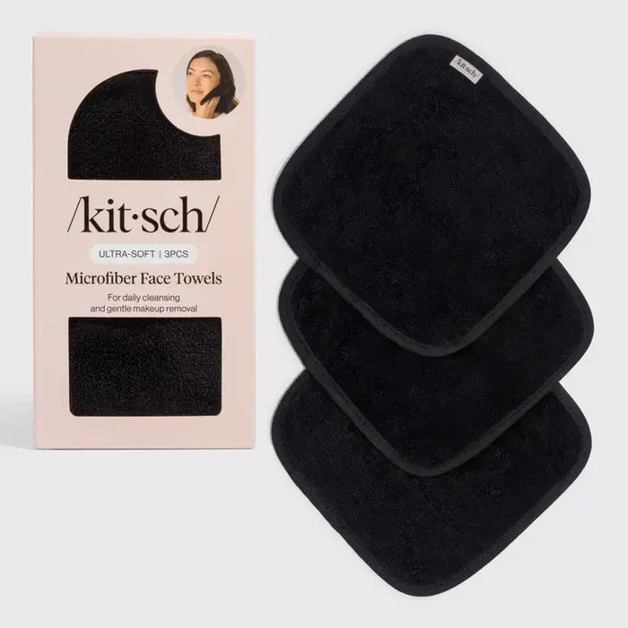 Microfiber Face Towels - 3 pc