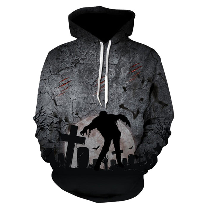 Midnight Zombie Halloween Hoodie