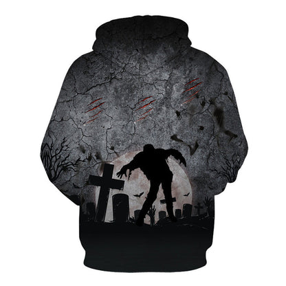 Midnight Zombie Halloween Hoodie