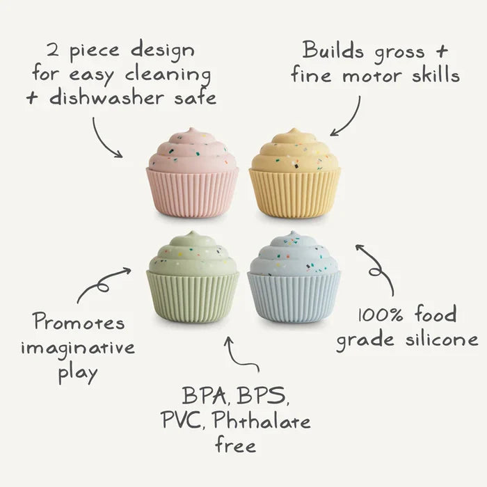 Mix & Match Cupcake Bath Toy