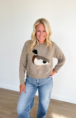 Mocha - Duck Knit Sweater