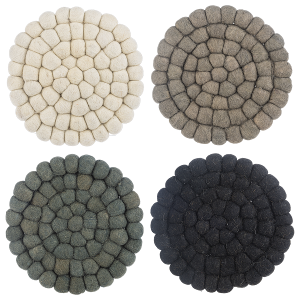Oversized Felted Wool Trivet