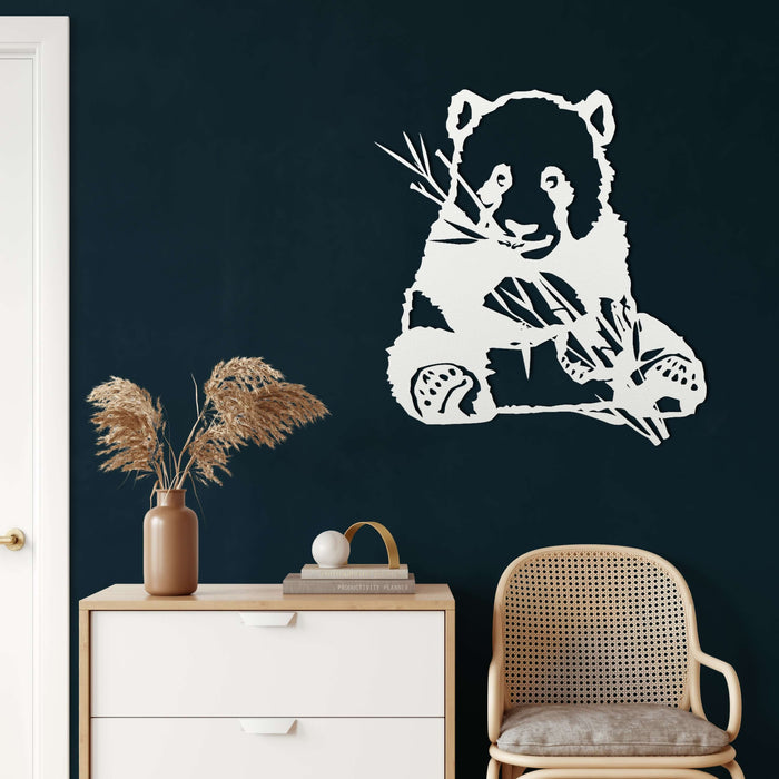 Panda Metal Wall Art - Decor available at Dekadron for $84.90
