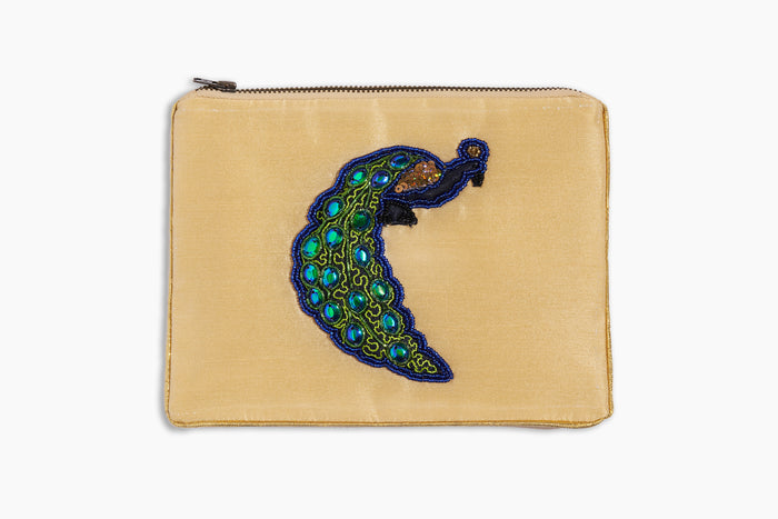 Peacock Zipper Pouch