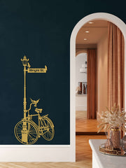 Personalized Bike Metal Wall Art - Decor available at Dekadron for $109.90
