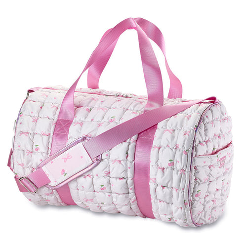 Puffer Duffle Bow Print