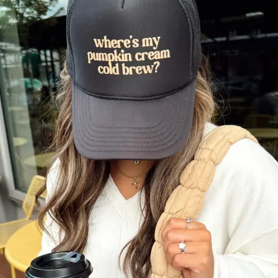 Pumpkin Cream Cold Brew Hat