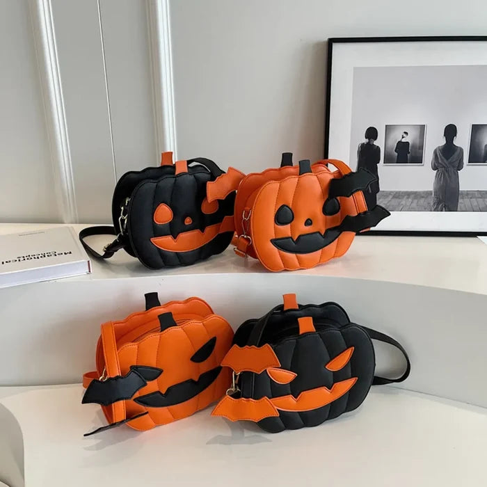 Pumpkin Purse Shoulder Handbag