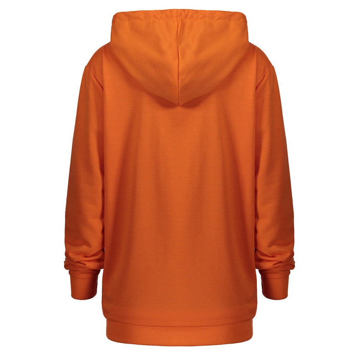 Pumpkin Web Hooded Sweatshirt