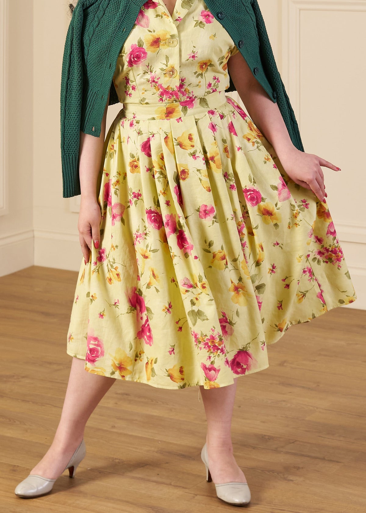 1950s Full Skirt - Rose Garden