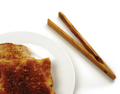 RSVP International | Olive Wood Toast Tongs