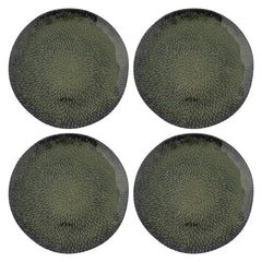 S/4 Evergreen Melamine Dinner Plate