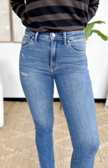 Sabrina Straight Leg Just Black Denim Jeans