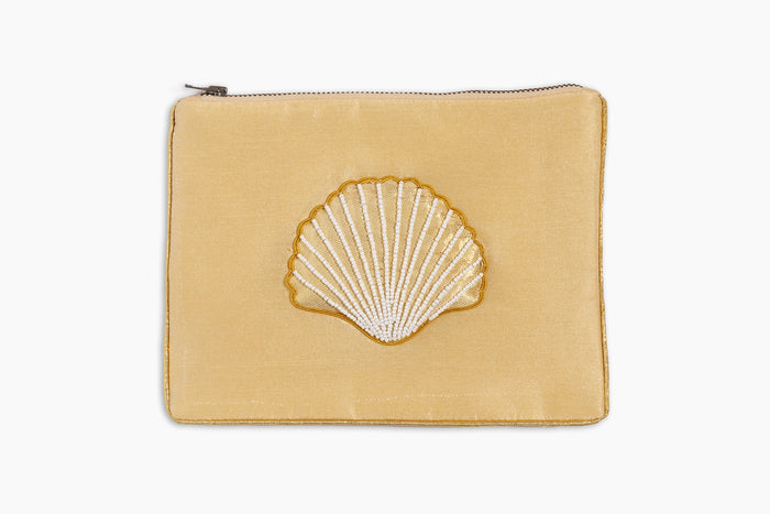 Sea Shell Zipper Pouch